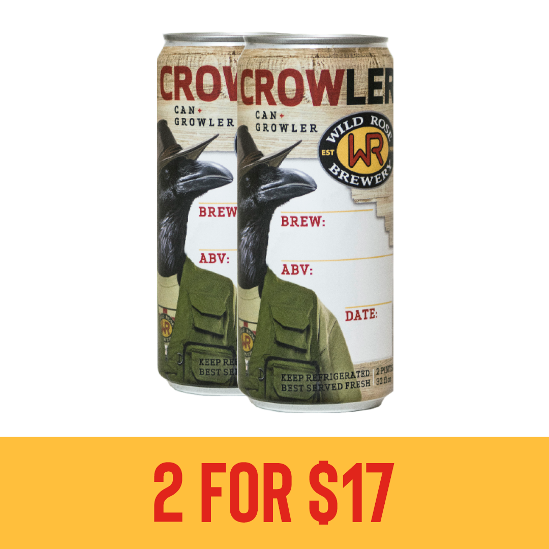 WR_2 Crowlers for $17 + GST & Deposit