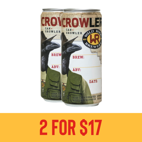 WR_2 Crowlers for $17 + GST & Deposit