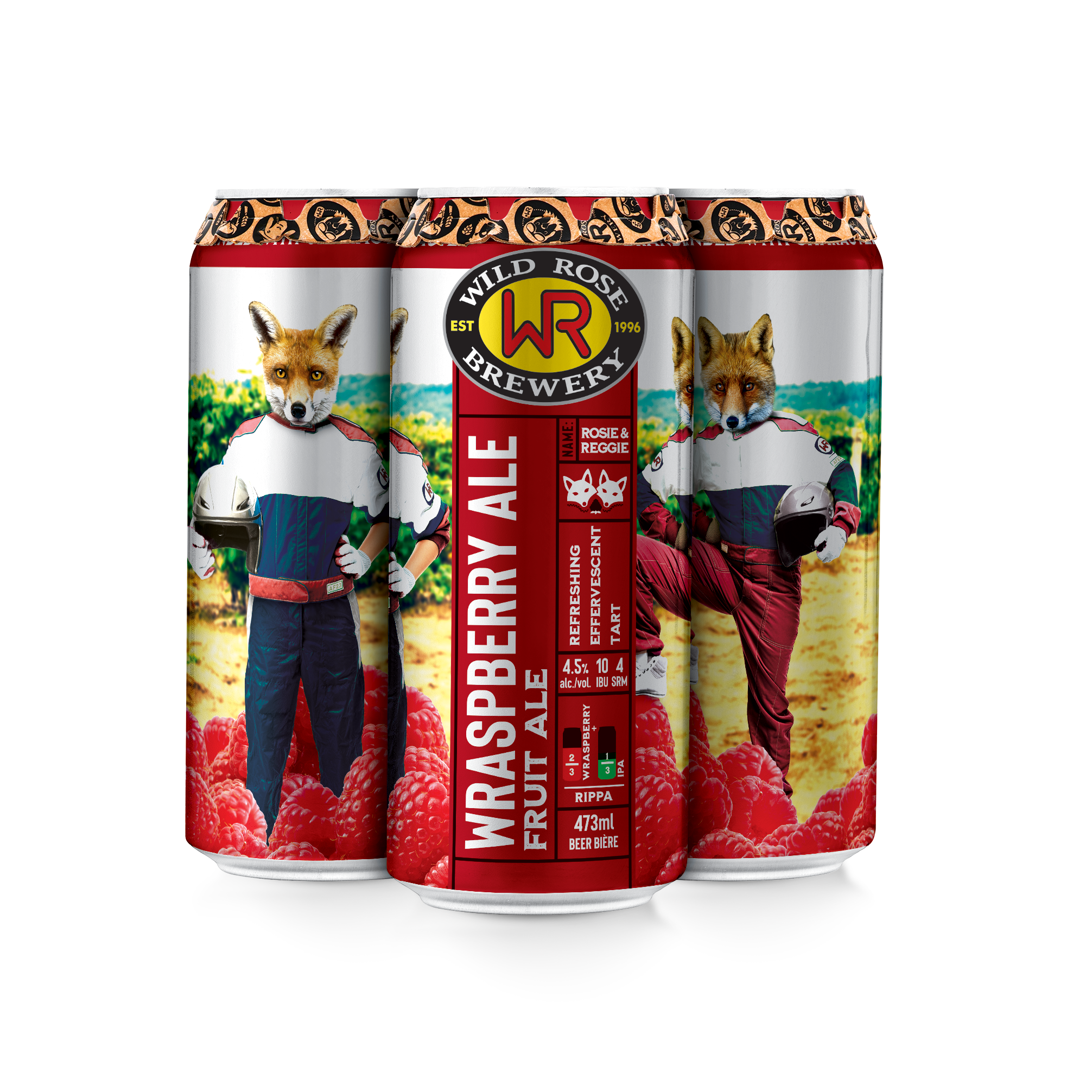 WR_Wraspberry Ale 4 Pack 473ml Cans